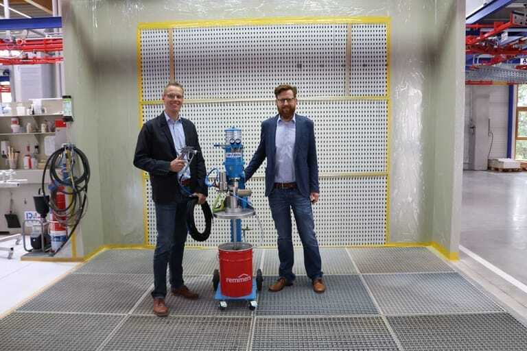 Remmers mit neuer Lackierpumpe