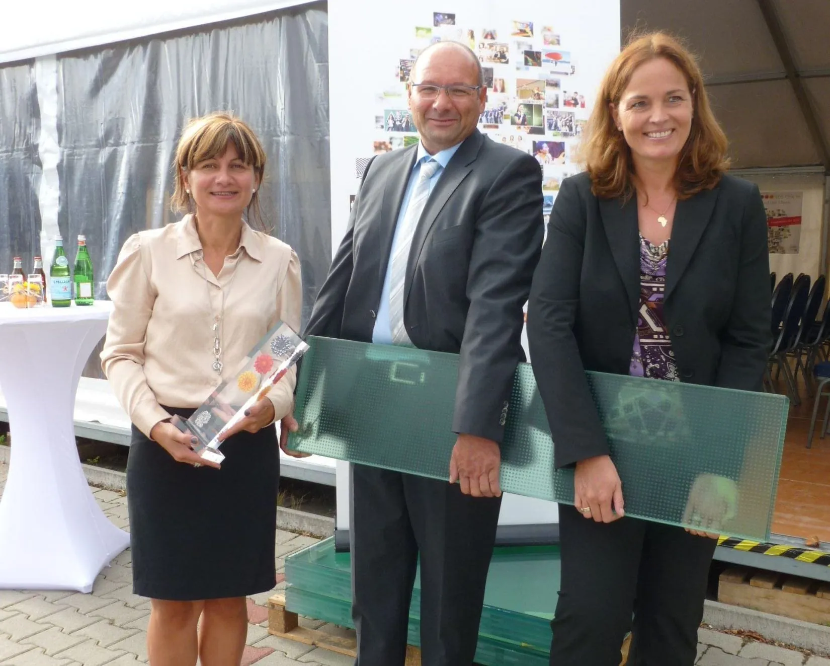 Glas Teich für Kreativität ausgezeichnet