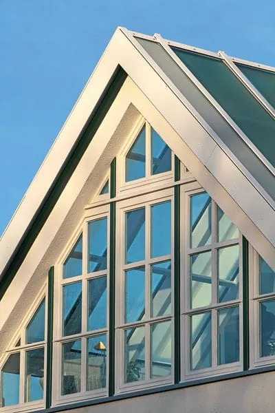 Fenster mit Sprossen