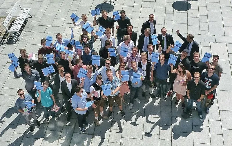 Glaser und Fensterbauer feiern ihre Freisprechung