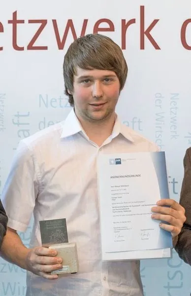 Ensinger-Absolvent ausgezeichnet