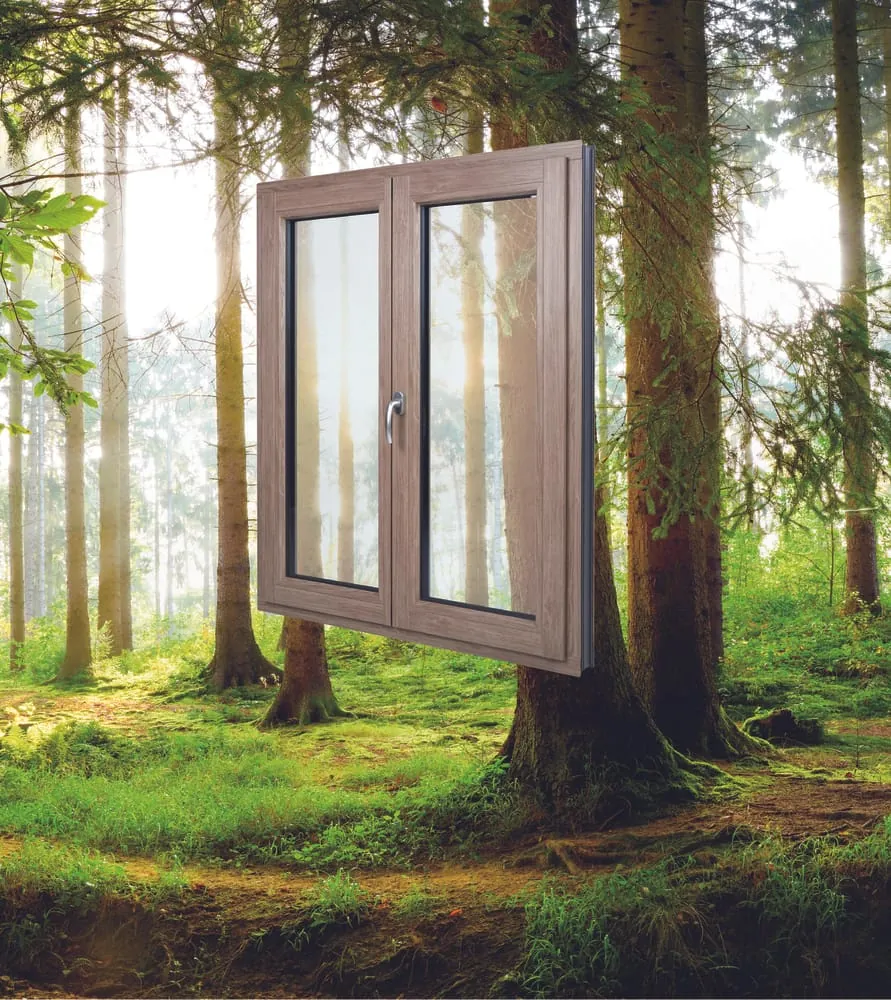 Mit Holzlook mehr aus dem PVC-Fenster herausholen