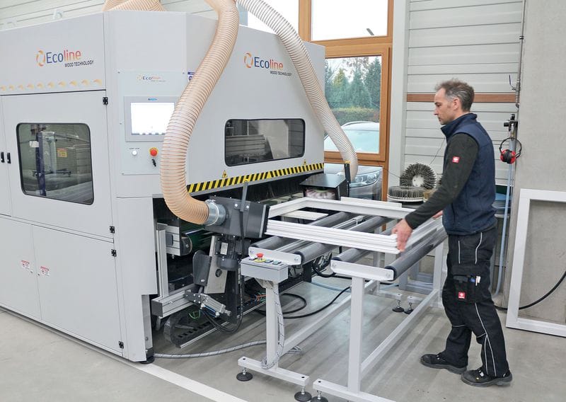 Hier testen Sie Maschinen für Ihre Holzfensterproduktion