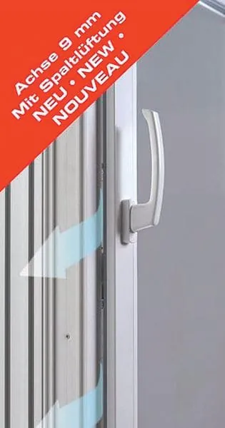 1 Spaltlüftung, unauffällig