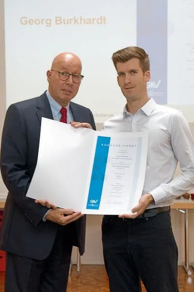 Georg Burkhardt erhält GKV-Förderpreis 2017