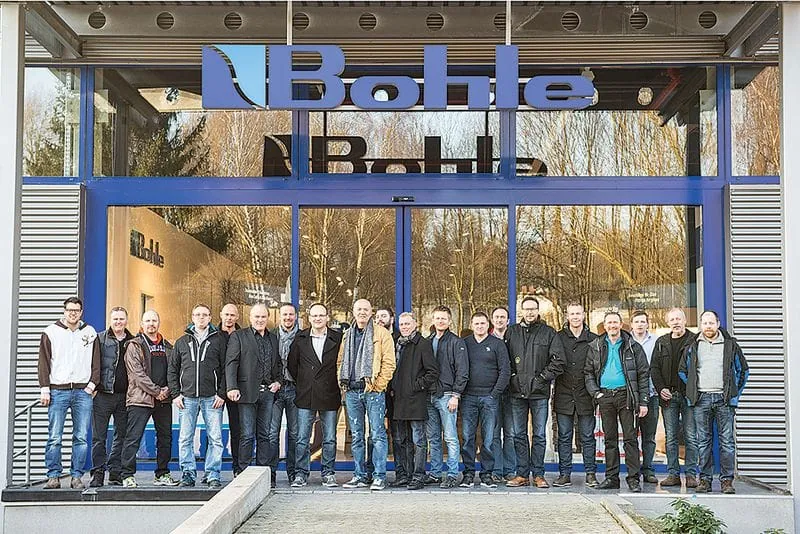 Norwegische Kunden zu Besuch