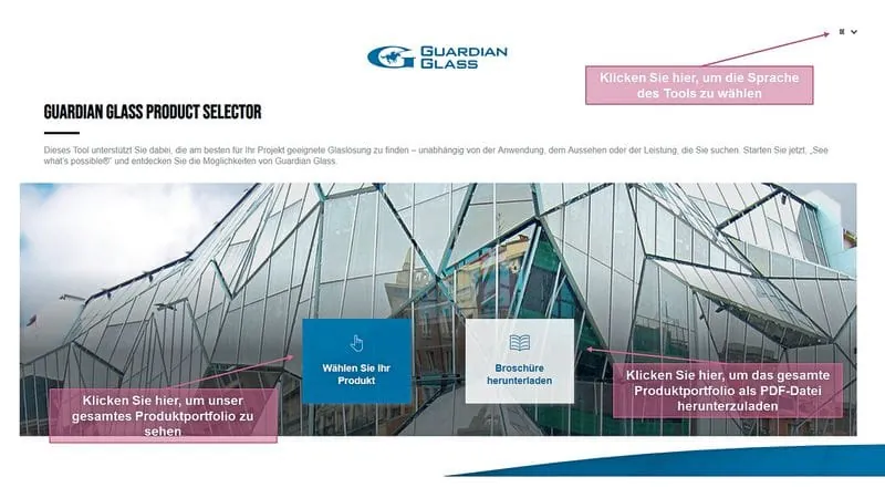 Mit wenigen Mausklicks zum Wunschglas