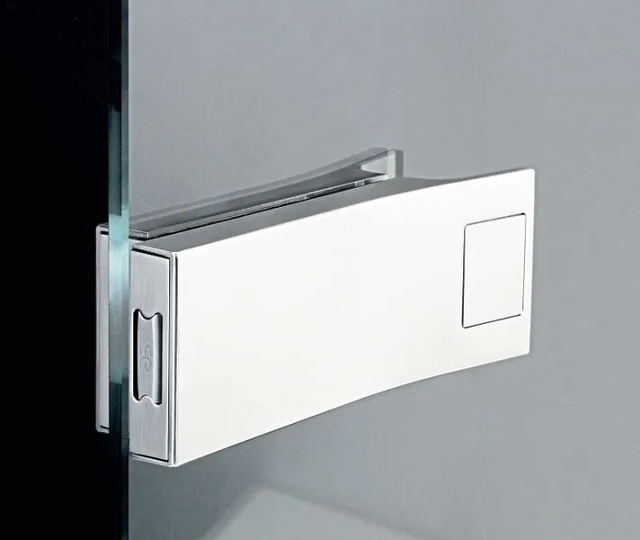 Glastür-Schloss ohne Klinke