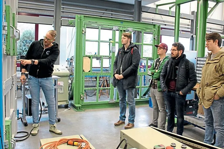 Studenten  zu Besuch