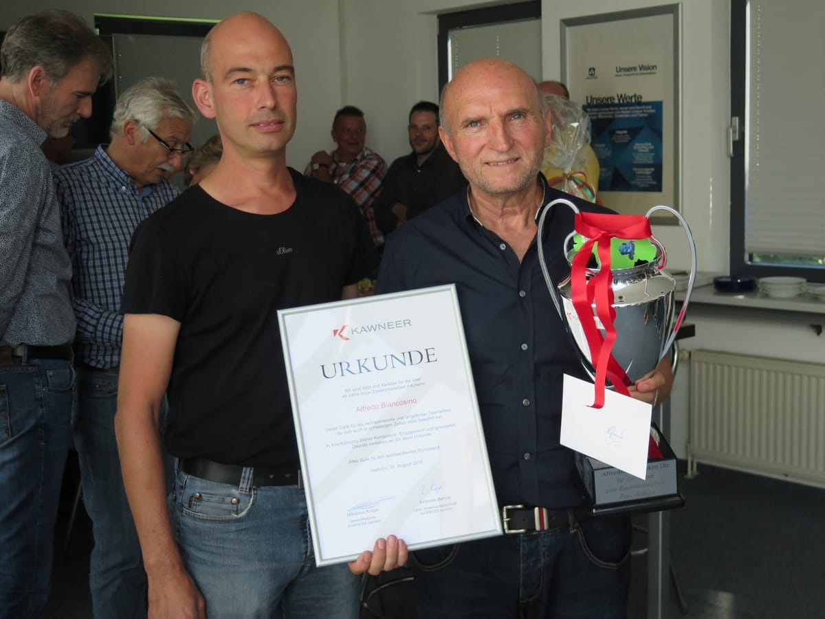 Alfredo Biancosino verlässt Kawneer