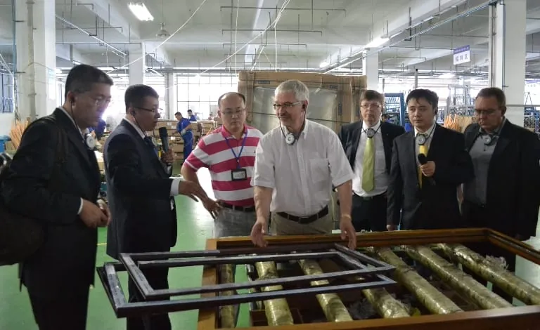 Qualität deutscher Fenster in China gefragt
