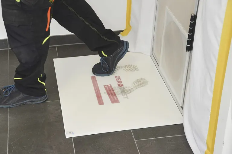 Schmutzfangmatte im Eingangsbereich