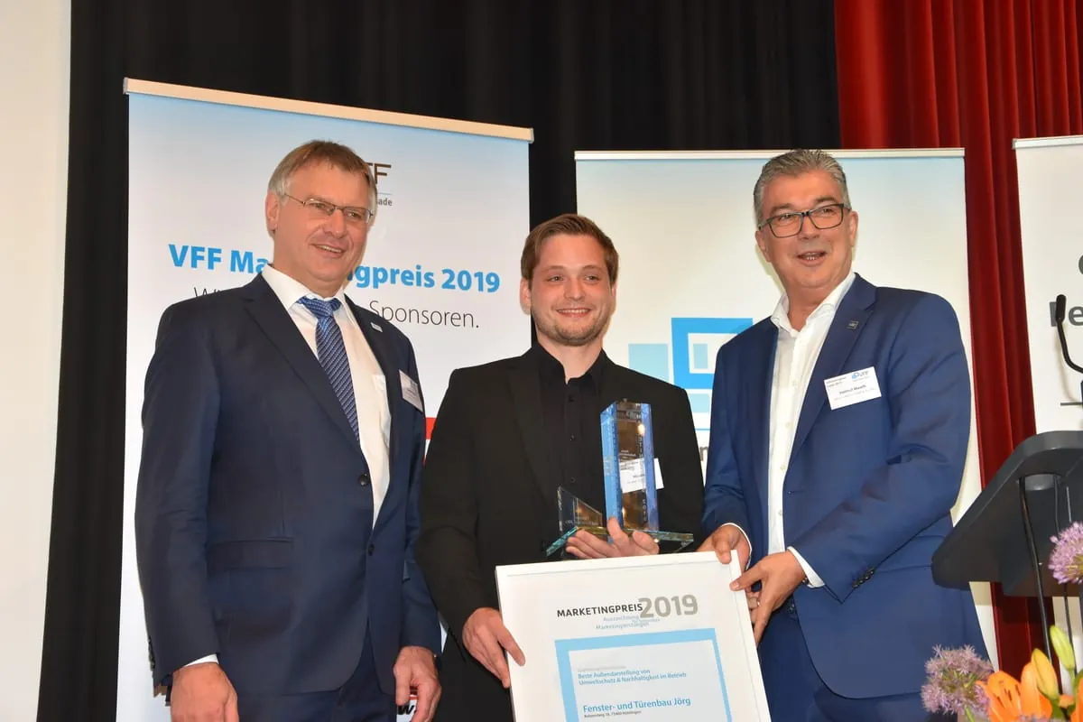Fenster- und Türenbau Jörg erhält Marketingpreis