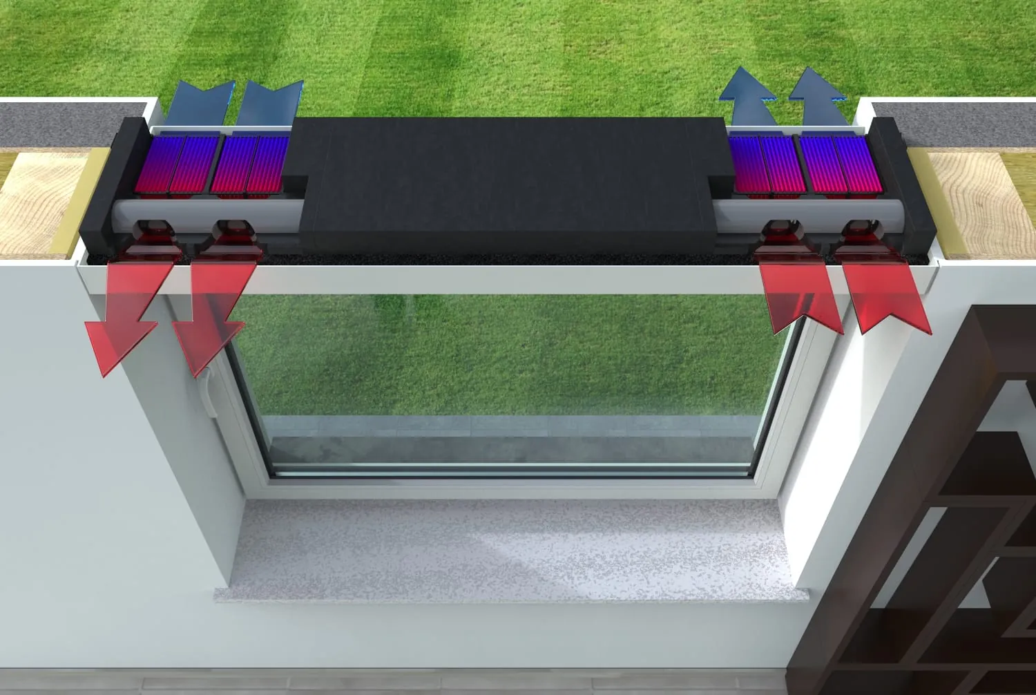 Renson: dezentrale Fensterlüftung mit Wärmerückgewinnung