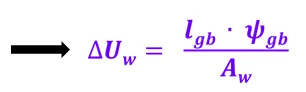 Formel zur Ermittlung des Aufschlages ?Uw für Sprossen je nach verbauter Sprossenlänge