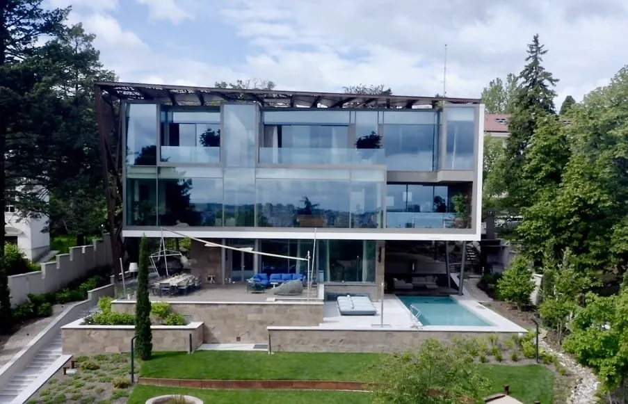 Villa mit Ausblick in Belgrad