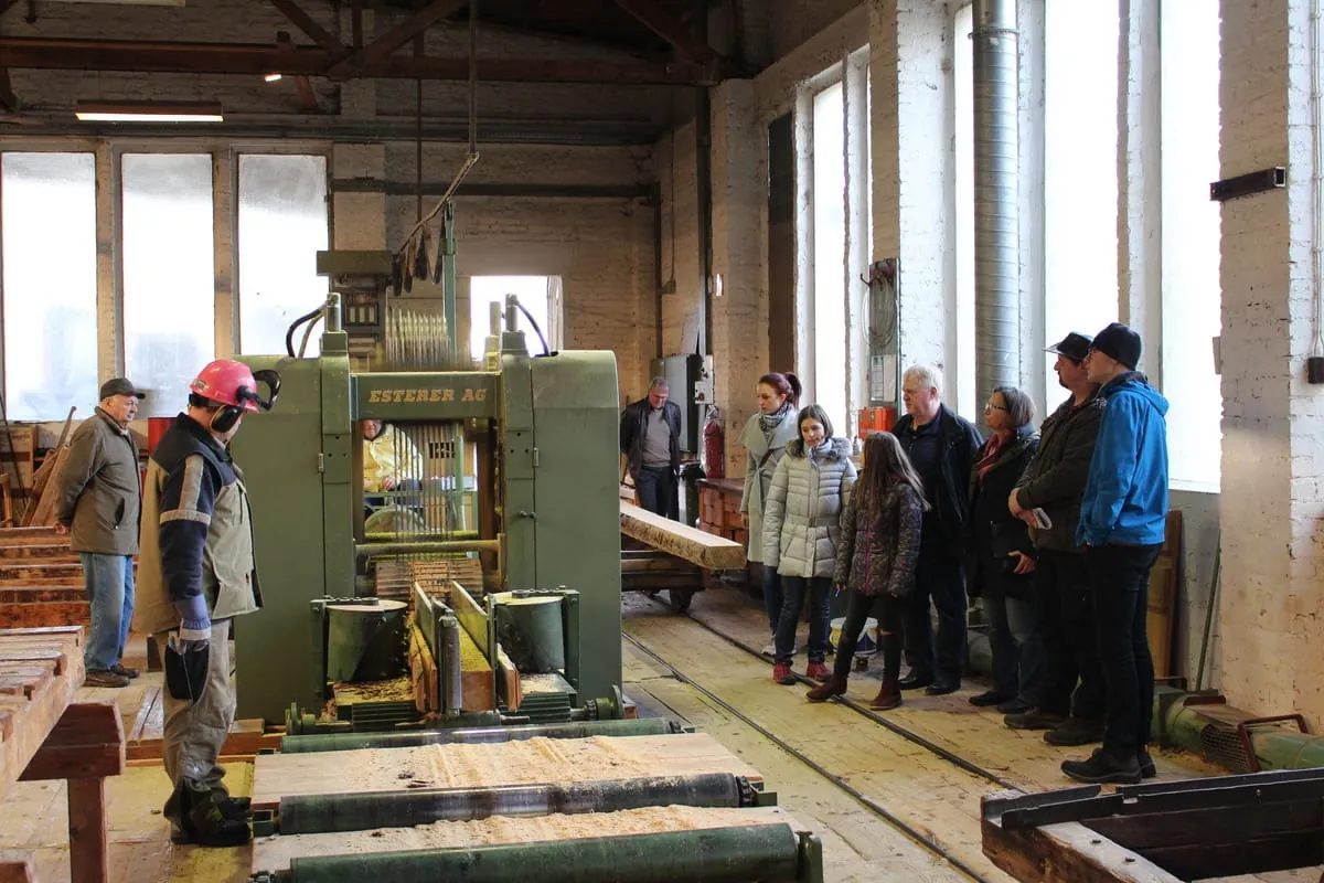 Zahlreiche Besucher informierten sich über die Holzfachschule