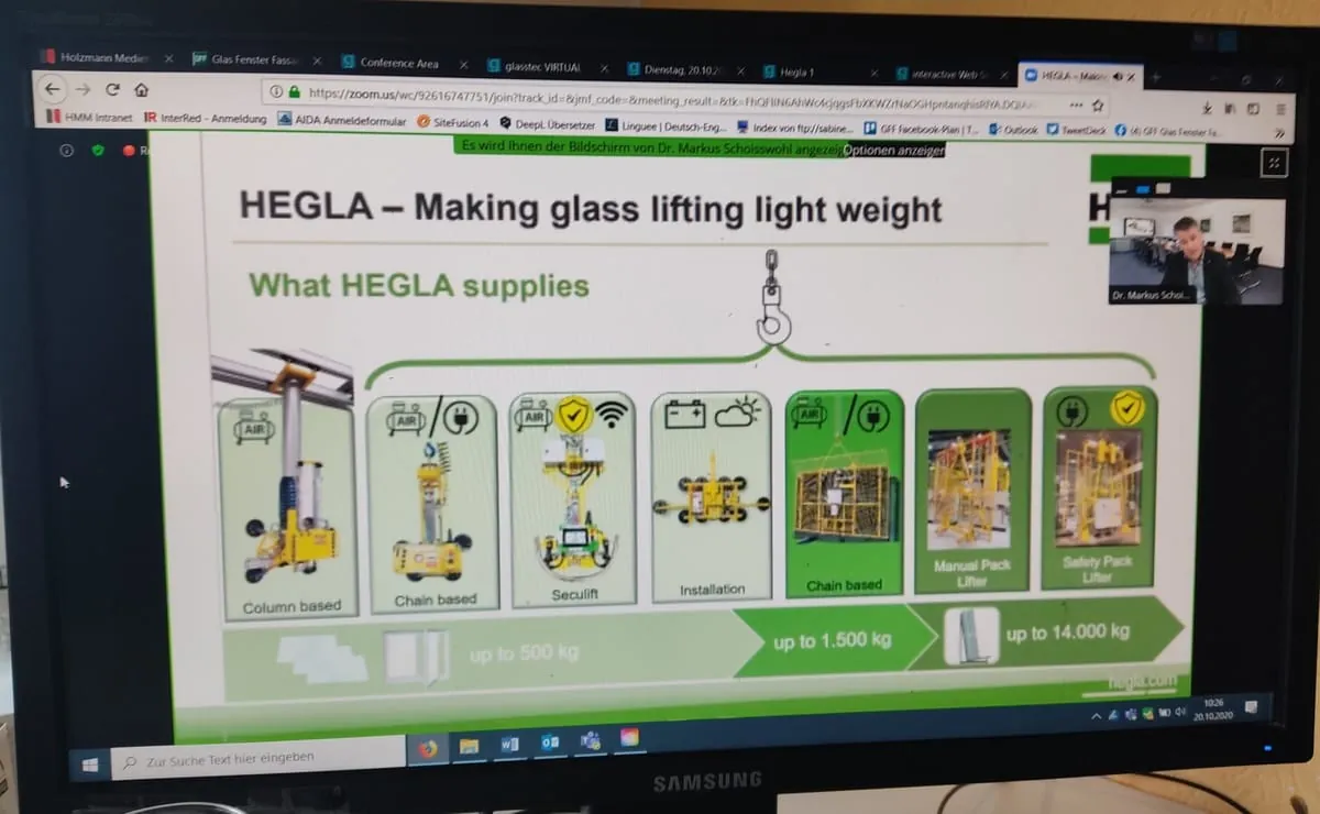 Drei Tage Full Power auf glasstec Virtual