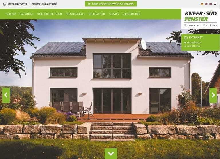 Neue Website von Kneer-Südfenster