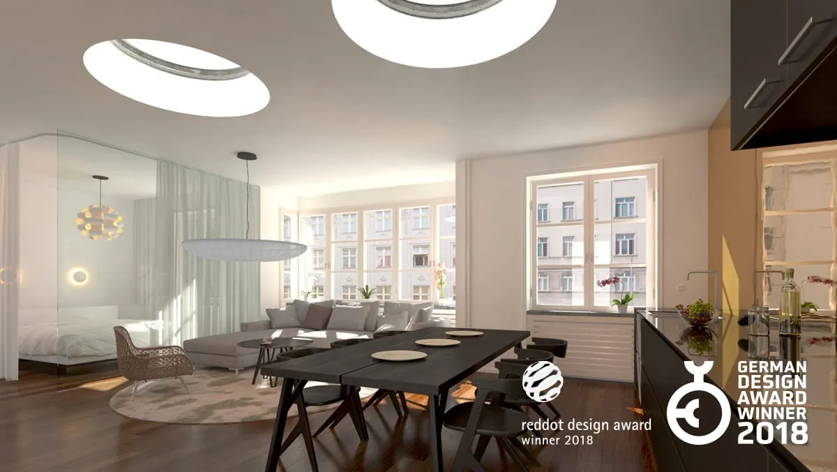 Red Dot Award für rundes Design