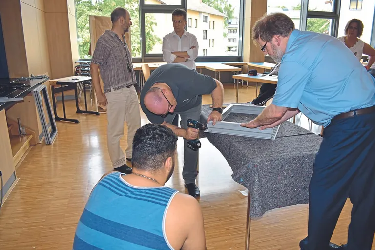 Wicona im Dialog mit Sch&uuml;lern