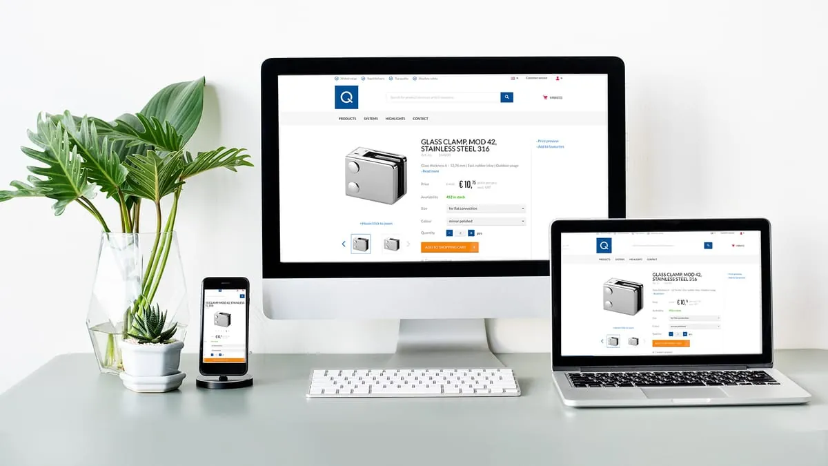 Onlineshop in Betrieb