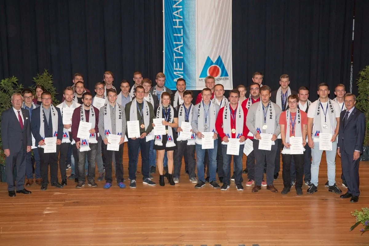 Ehrung der besten Metallhandwerker Deutschlands