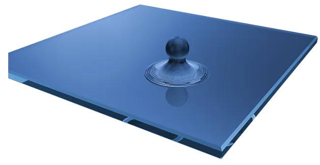 Rendering: Punkthalter aus Glas auf Flachglas