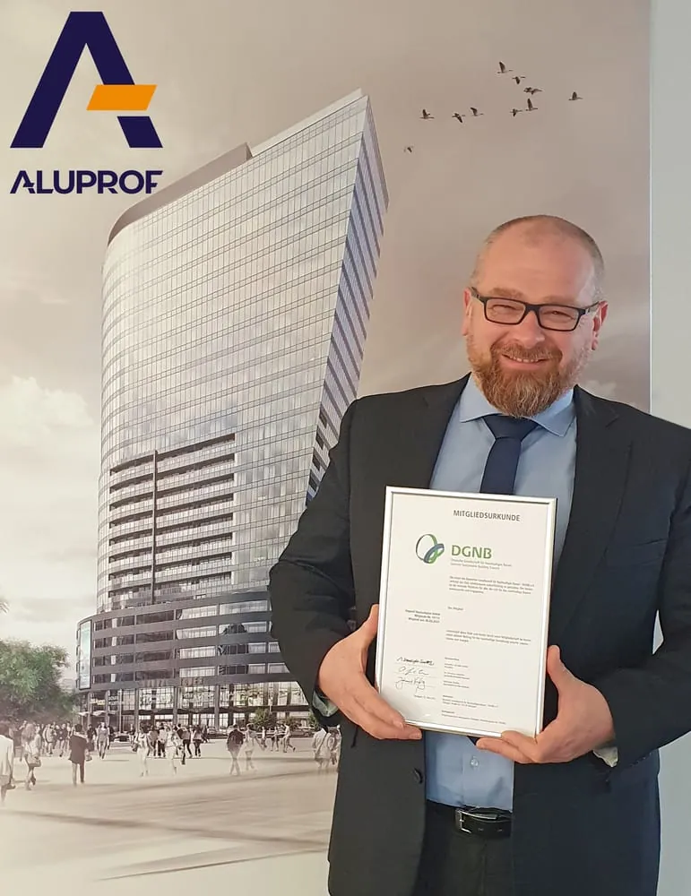 Aluprof: Neues Mitglied bei der DGNB