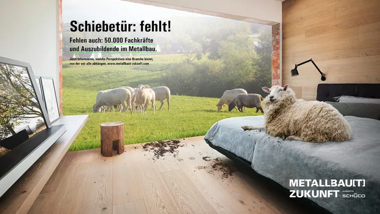 Kampagnenmotiv Metallbau[t] Zukunft