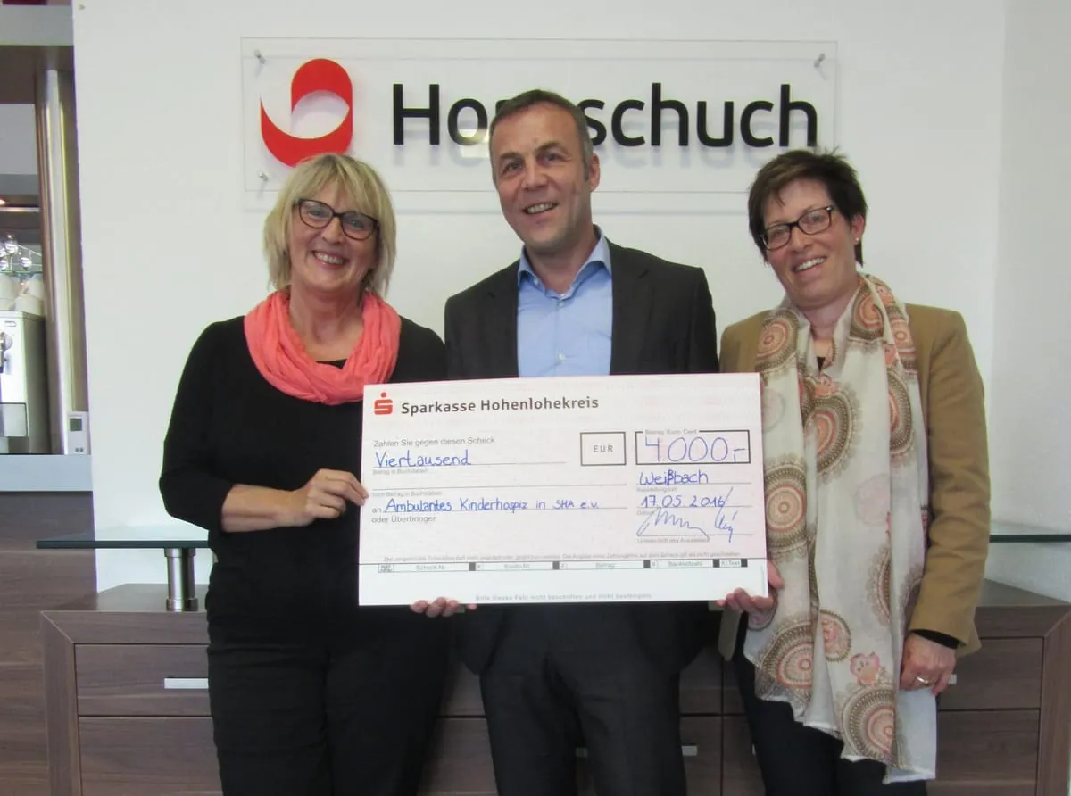 Hornschuch spendet 4.000 Euro