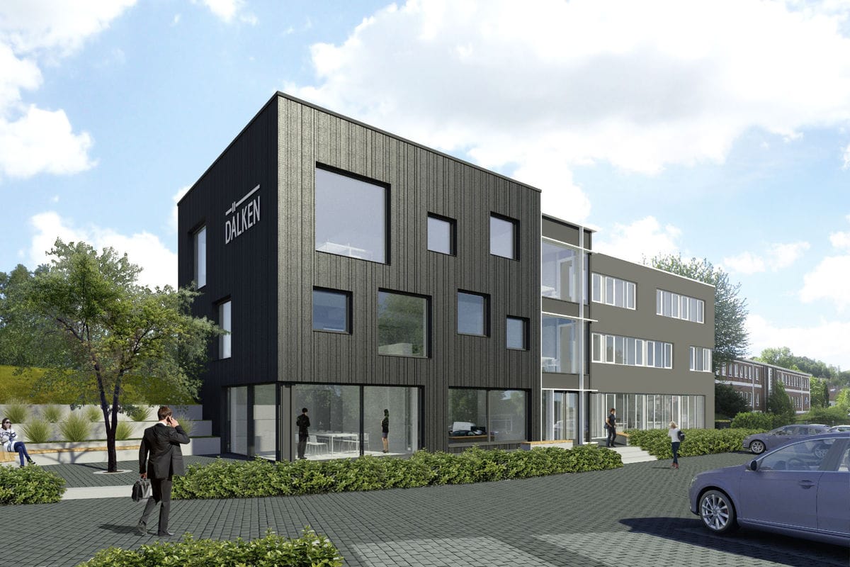 Die Kraft des Feuers an der Fassade