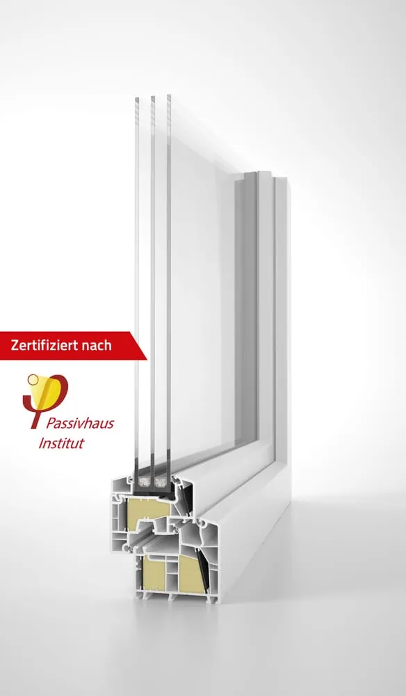 Energeto 8000 von Aluplast ist Passivhaus-zertifiziert