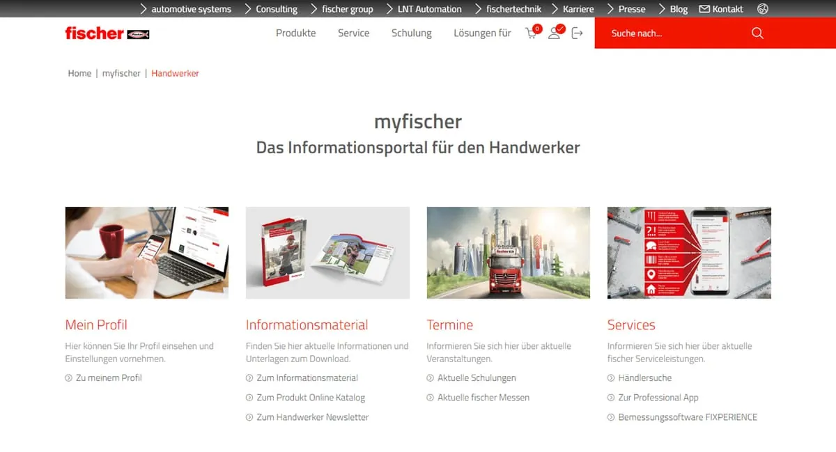 Fischer launcht neues Partnerportal