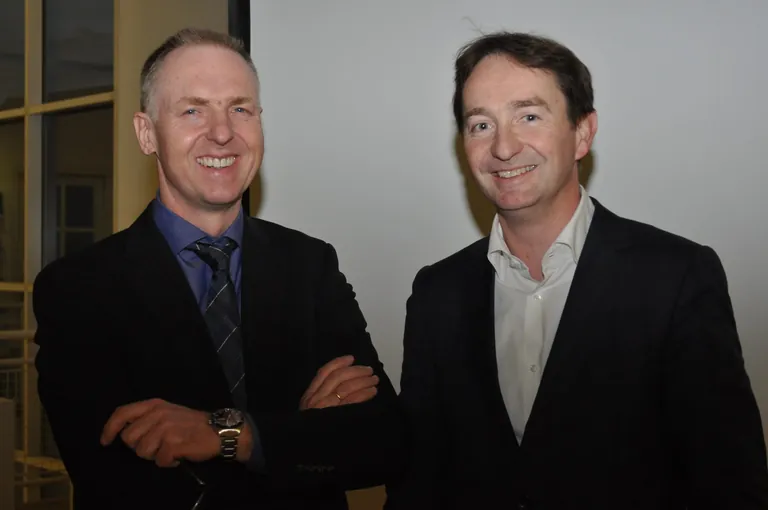 Gartner: Bernhard Rudolf (li.), GF Klaus Lother