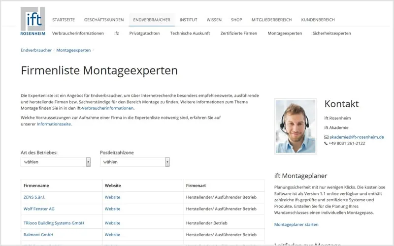 Dritter ift-Expertentag Montage