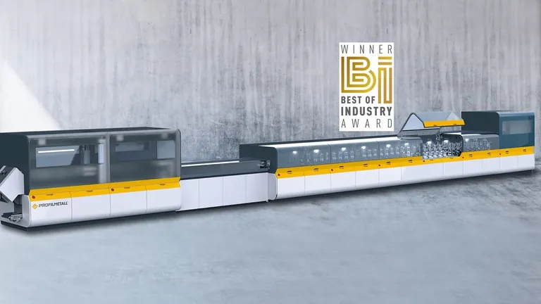 Anlage zur Herstellung von Metallprofilen ausgezeichnet