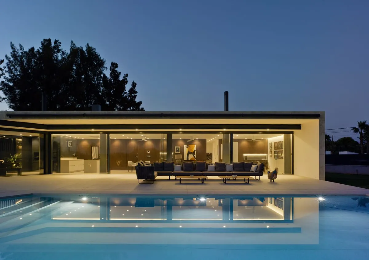 Panorama-Fassade zum Verschieben