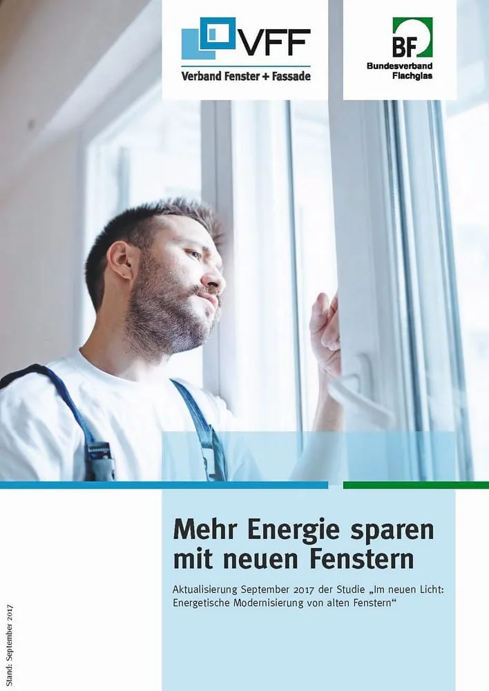 Merkblatt von VFF und BF zur energetischen Effizienz von neuen Fenstern