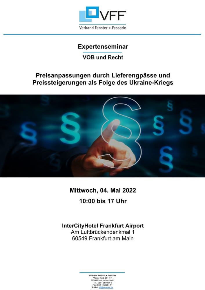 Lieferengpässe und Preissteigerungen als Folge des Ukraine-Krieges