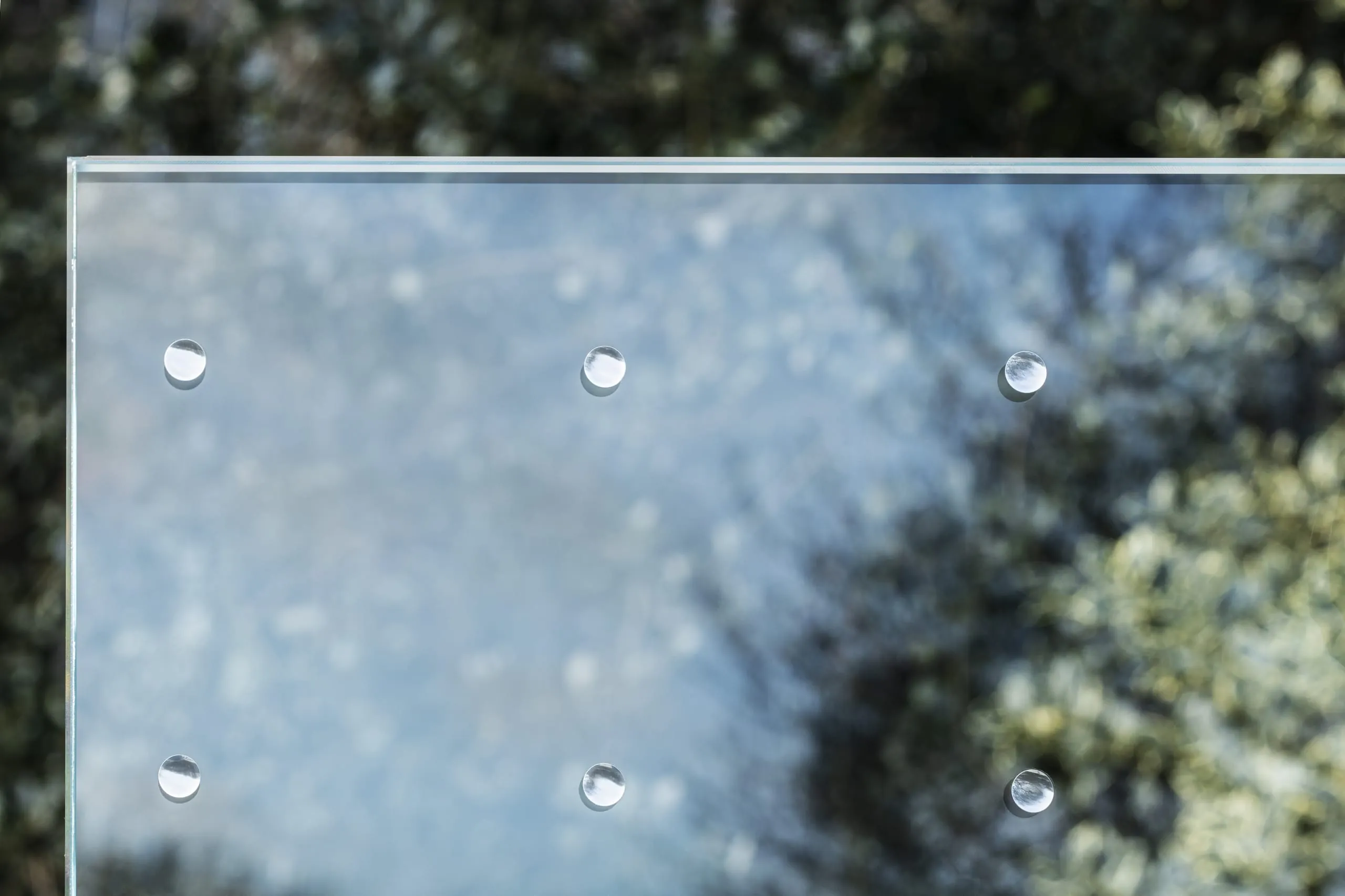 Glasscheiben für Vögel sichtbar machen