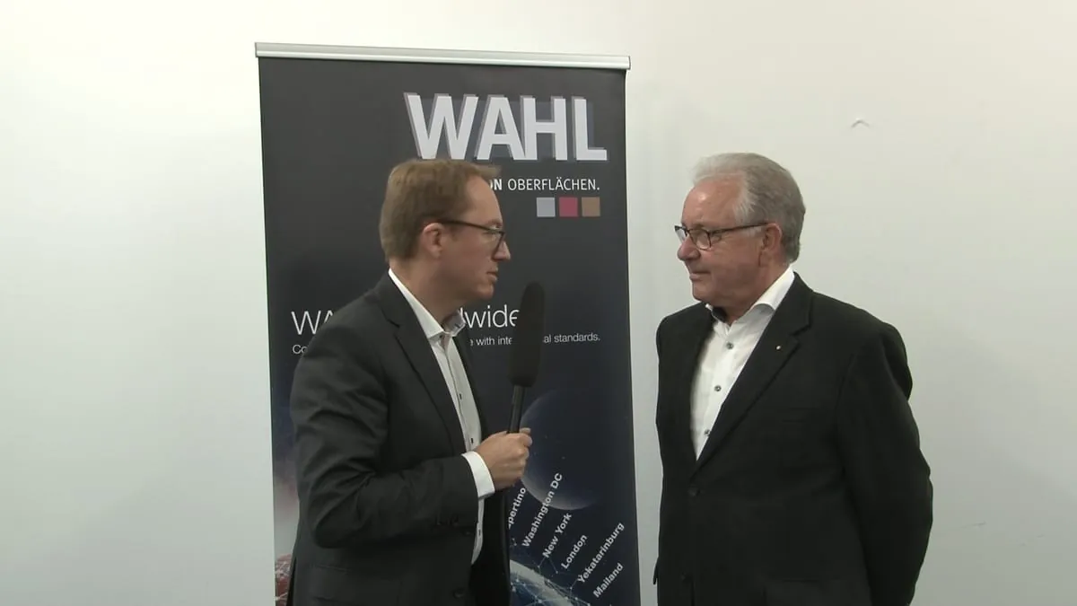 Hans Dieter Wahl über Messe BAU