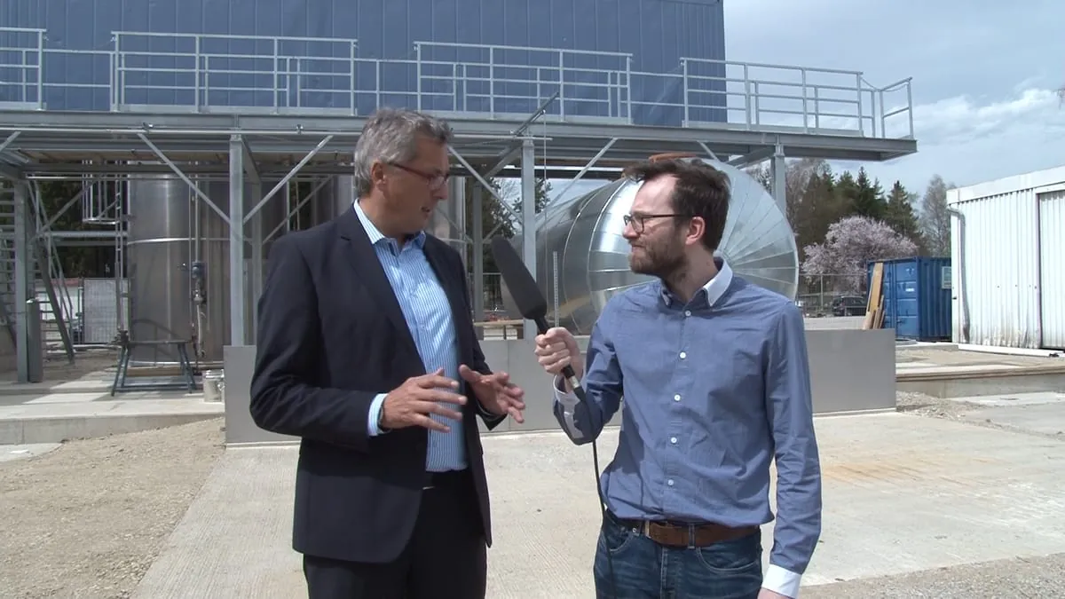 Eisenhut spricht über Investition am Standort Traunreut