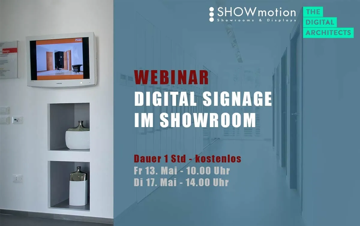 ShowMotion: Digital Signage im Showroom