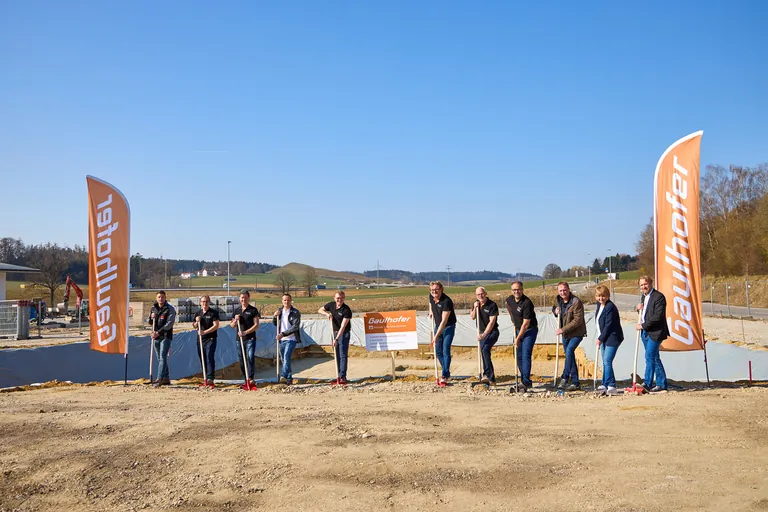 Spatenstich neues Ausstellungs- und Kompetenzzentrum