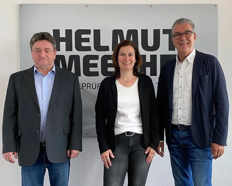 Otto Rauen, Daniela Meeth und Helmut Meeth