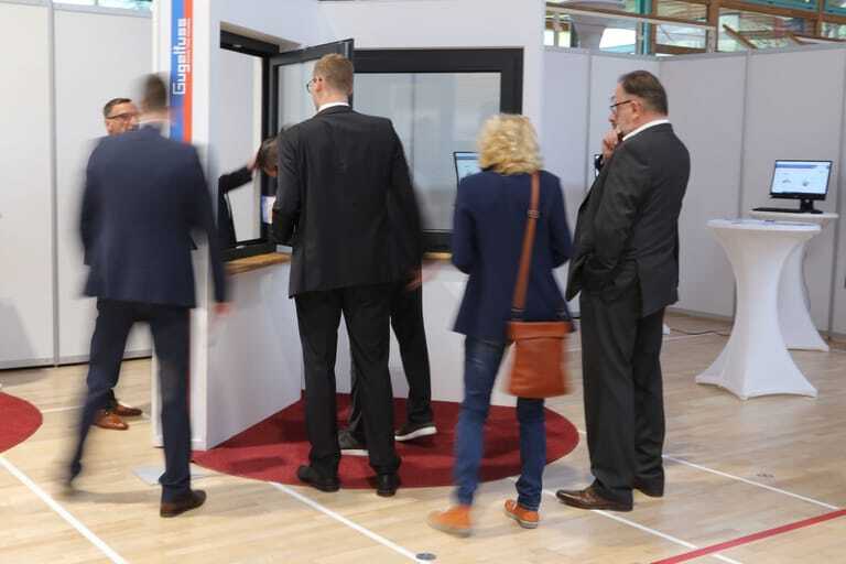 Gugelfuss pr&auml;sentierte in der Ausstellung die Fensterl&ouml;sungen der Zukunft. 