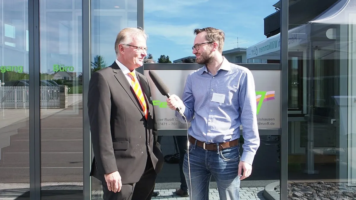 Fenster Ruoff feiert 60. Geburtstag