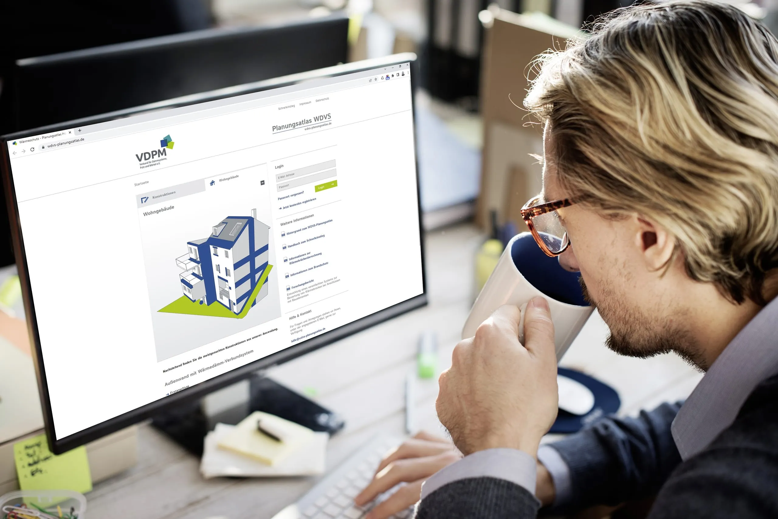 Vereinfachte Bauelemente-Berechnung im WDVS-Planungsatlas