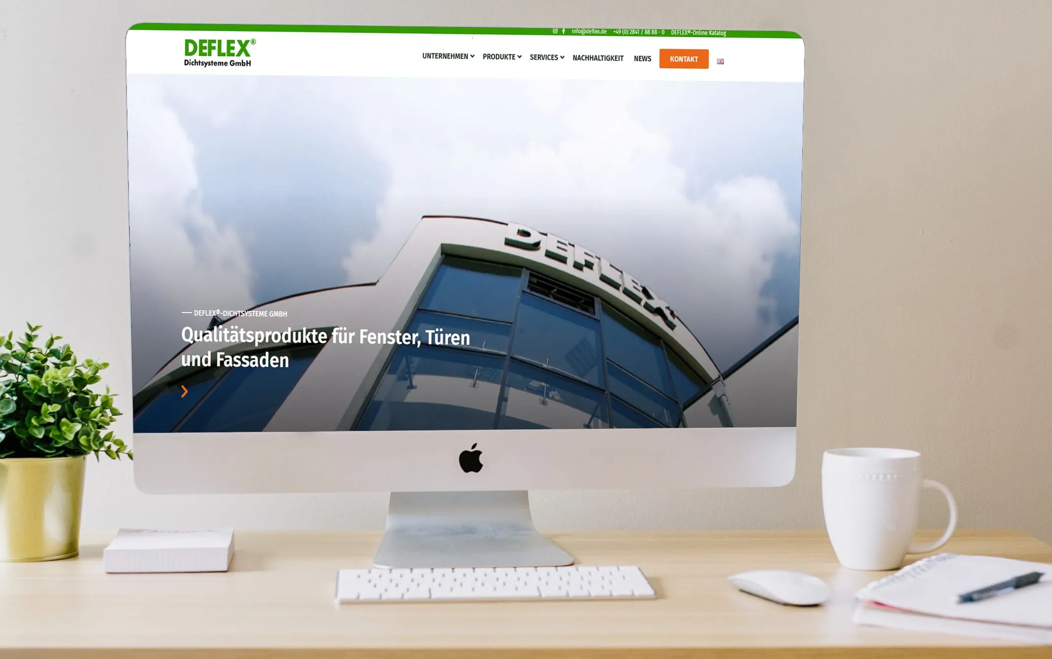 Neuer Internetauftritt von Deflex ist online